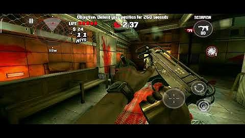 Dead Trigger Defend your position for 260 seconds