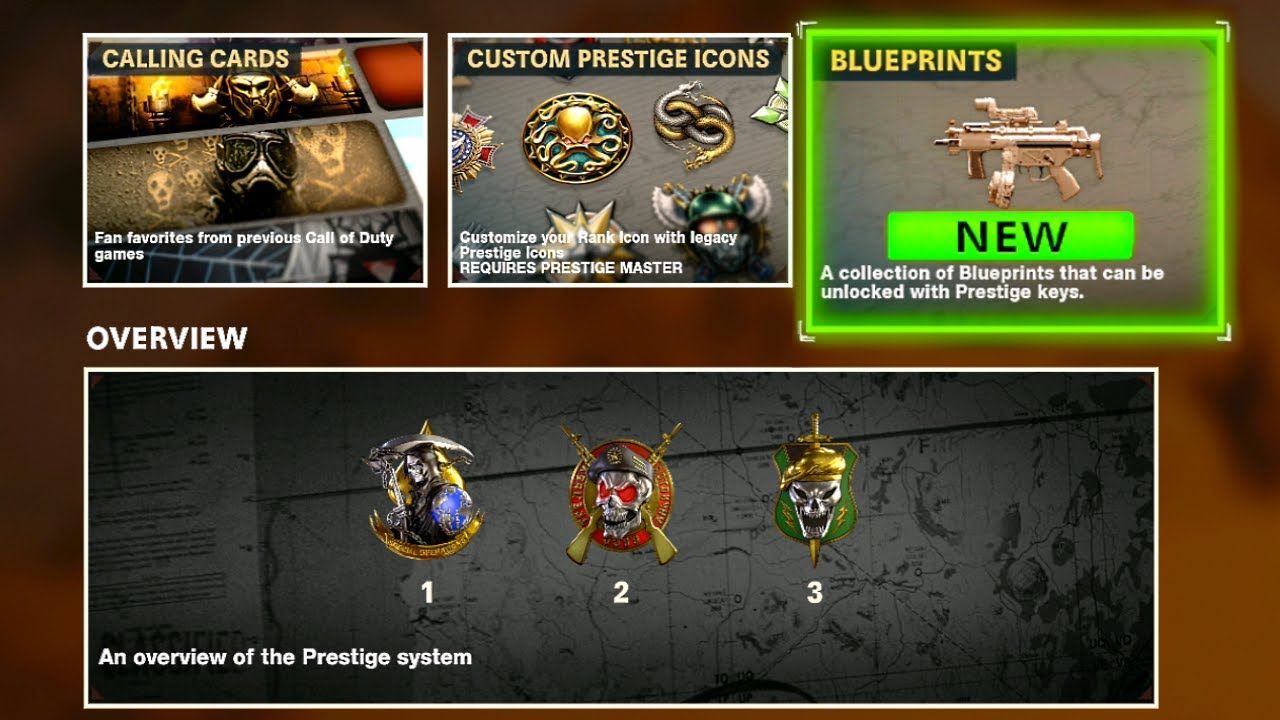 Prestige Shop Weapons Added, Streaks EARN Nukes, & Ironsight changes!