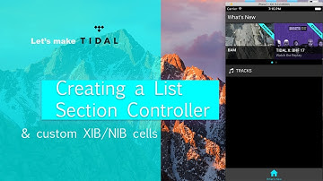 Tidal App 4: IGListSection Controller