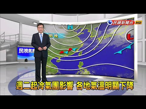 2023/02/13 週二起冷氣團影響 各地氣溫明顯下降－民視新聞