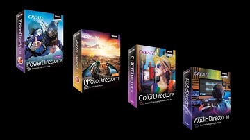 Cyberlink PowerDirector 18 - PhotoDirector 11- ColorDirector 8 - AudioDirector 10