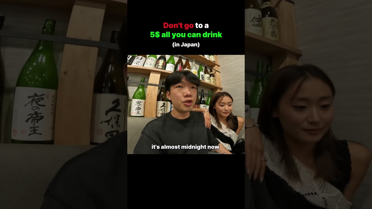 Don’t go to a $5 All You Can Drink in Japan 🇯🇵😵