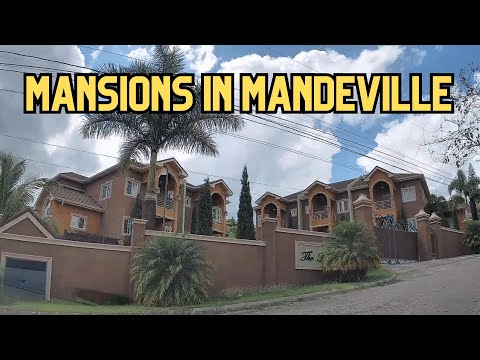 LARGEST HOUSES in MANDEVILLE, JAMAICA | Ingleside Most Elaborate Houses | 876 By Birth