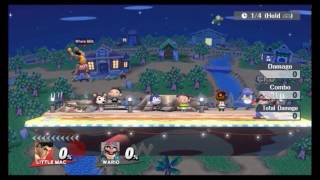Smash 4 - Reducing Little Mac Forward-B Endlag