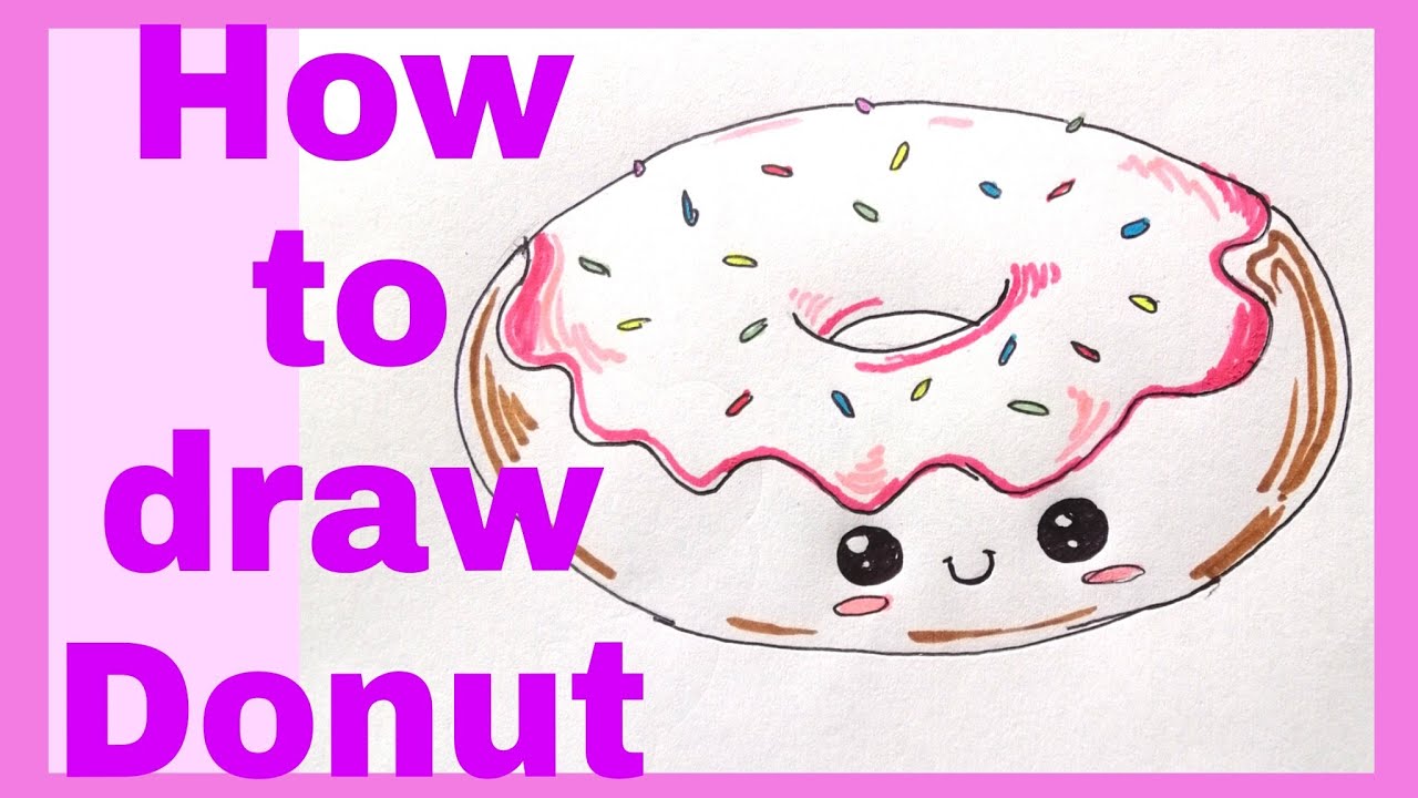 #Drawing #donut#Art_draw How to draw dount - YouTube