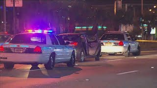 Miami police officer shot at during routine traffic stop