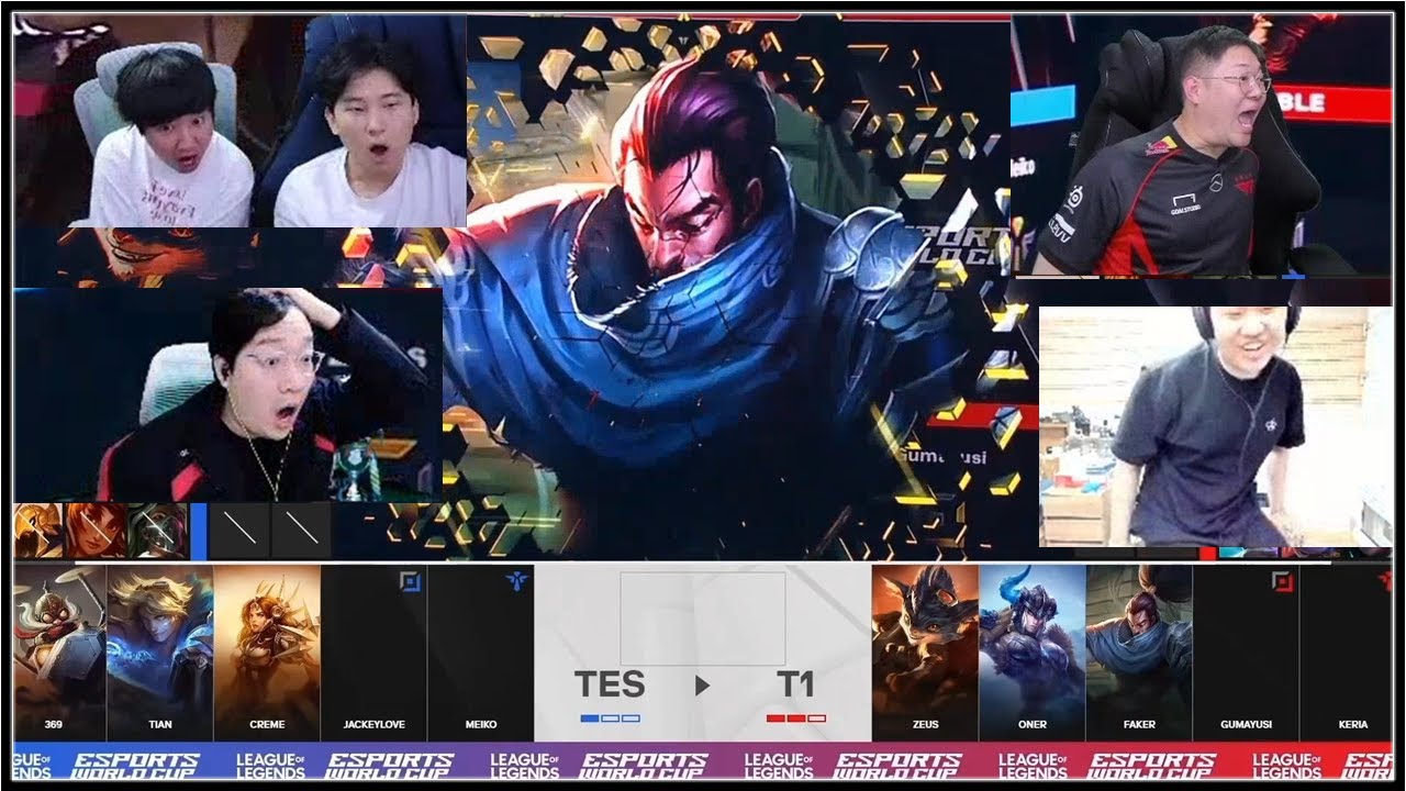 페이커의 야스오 픽을 본 스트리머 반응 [EWC 2024 T1 vs TES]
