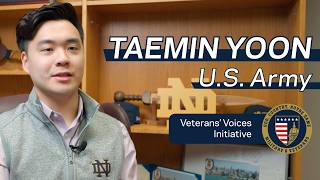 Service Shaping Leadership | SPC Taemin Yoon, US Army | Notre Dame OMVA Veterans' Voices