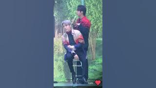BTS on  The Fact Music Awards 2021 Fancam Jin - Boy With Luv