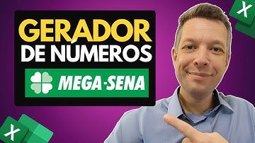 Como Gerar Números para Mega Sena no Excel
