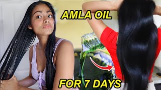 I tried AMLA on my hair for 7 days & THIS HAPPENED! *before & after results* screenshot 5
