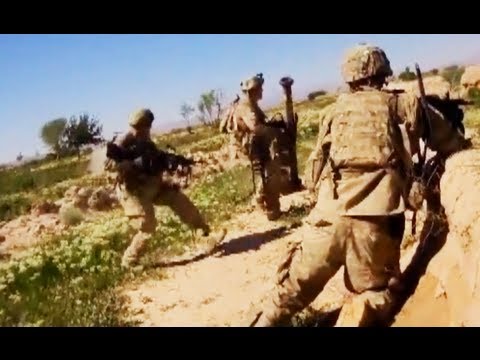 M249 SAW Gunner Helmet Cam Firefight