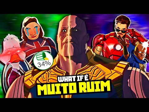 WHAT IF é o desenho mais BUCHA da MARVEL 🤡🤢