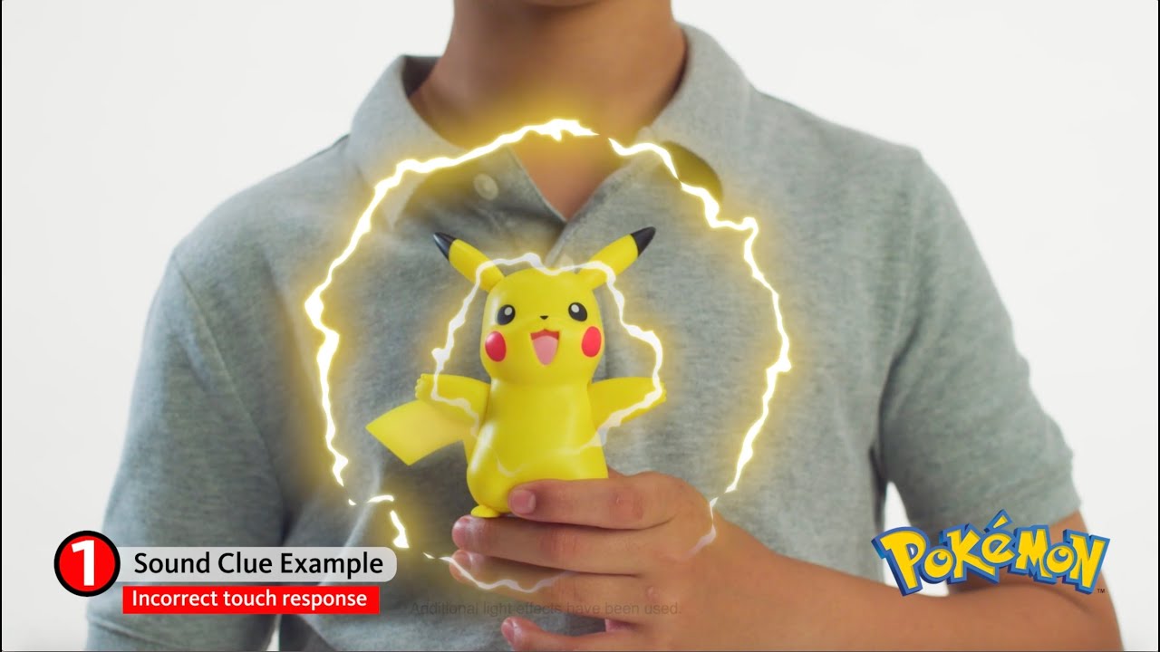 Pokémon figurine interactive Deluxe My Partner Pikachu 11 cm - ADMI