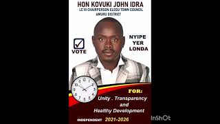 Hon Kovuki John Lc3 Charman Elegu Town Council 2021-2026