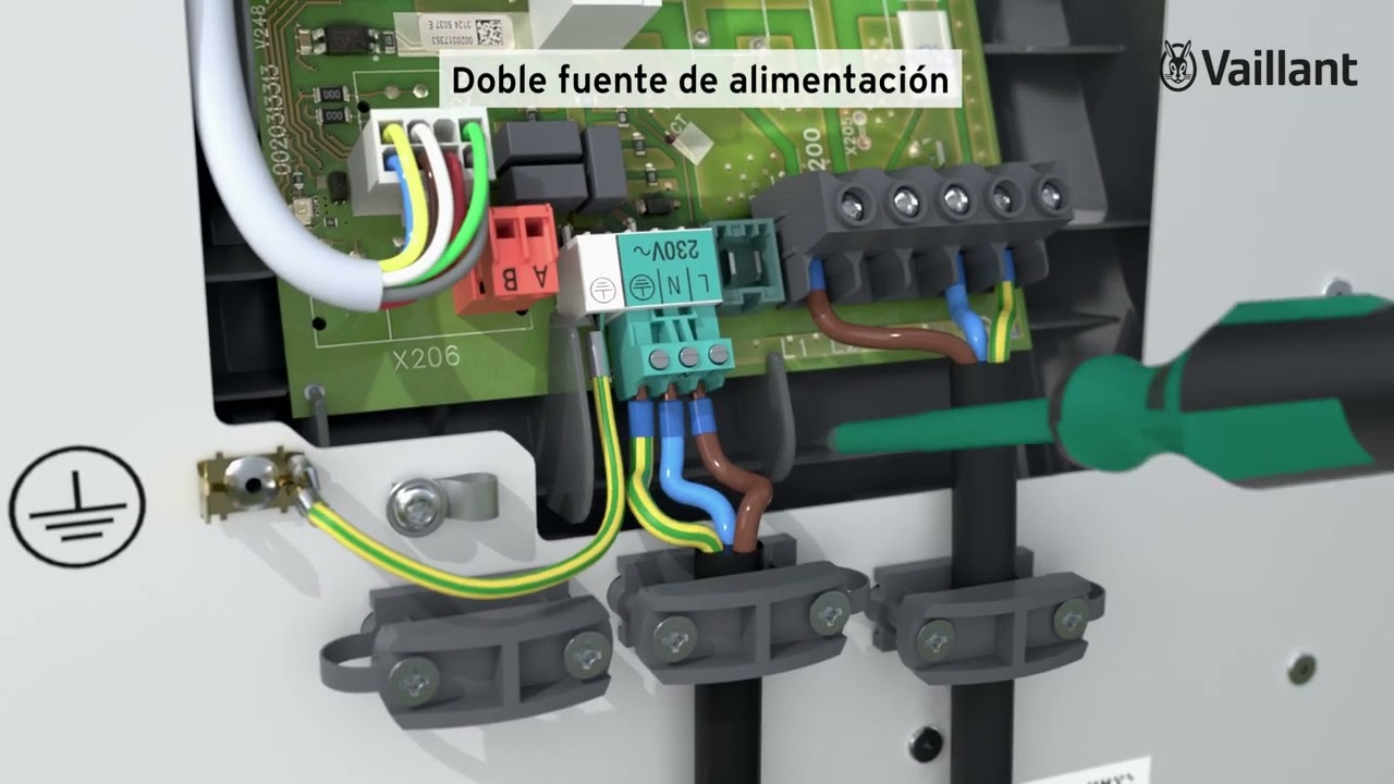 aroTHERM Split plus: Conexiones eléctricas