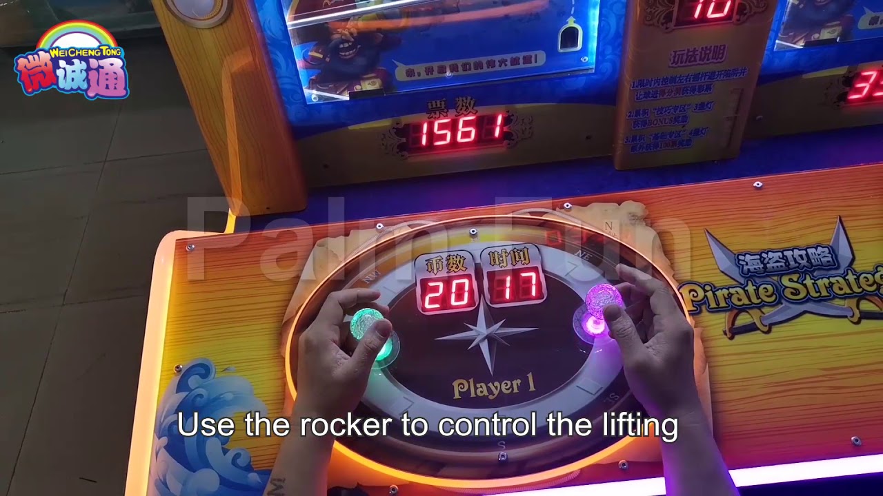 Arcade game machine-Pirate Strategy (Ticket redemption)