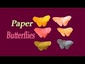 [ Origami ] How To Make Paper Butterflies |  DIY Paper Crafts | Easy Paper Crafts