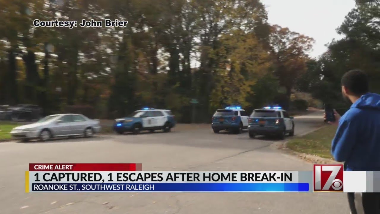 Raleigh police catch home burglars in the act, nabbing 1 in foot chase
