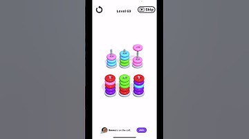 hoop stack level 69 #hoopstack #games #tiktokvideo #hoopstack