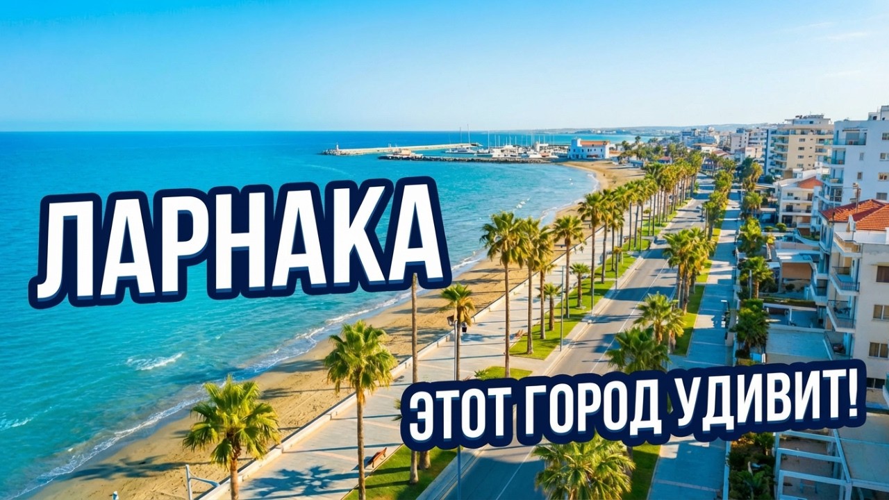 Ларнака 2026 | Прогулка по самому красивому городу Кипра. Часть 1