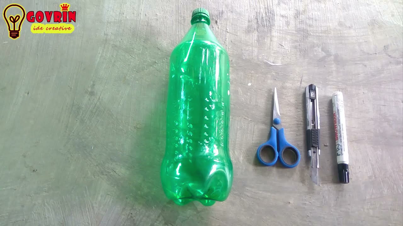  Cara membuat pohon hias dari botol plastik  dekorasi 