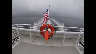 My trip today on the Pensacola city ferry