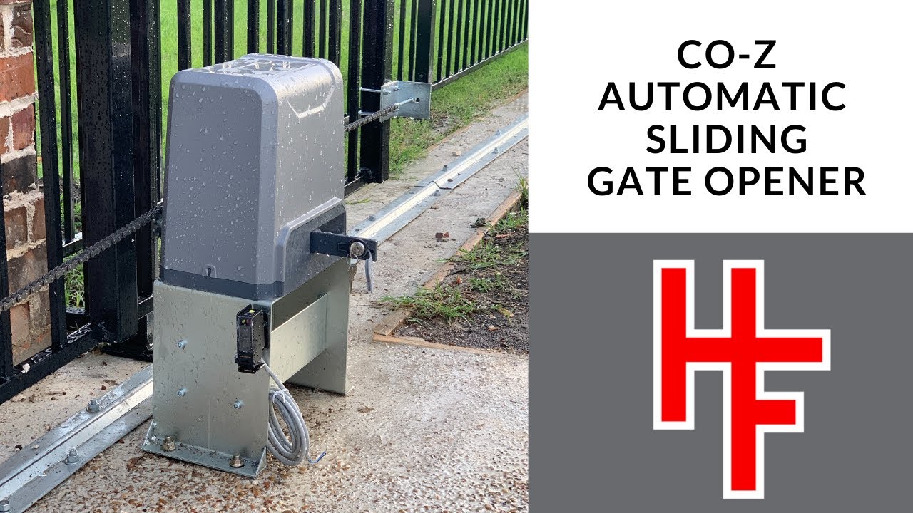 CO-Z Automatic Sliding Gate Opener Review - YouTube