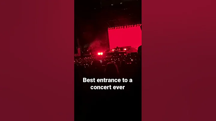 Best entrance to a concert ever