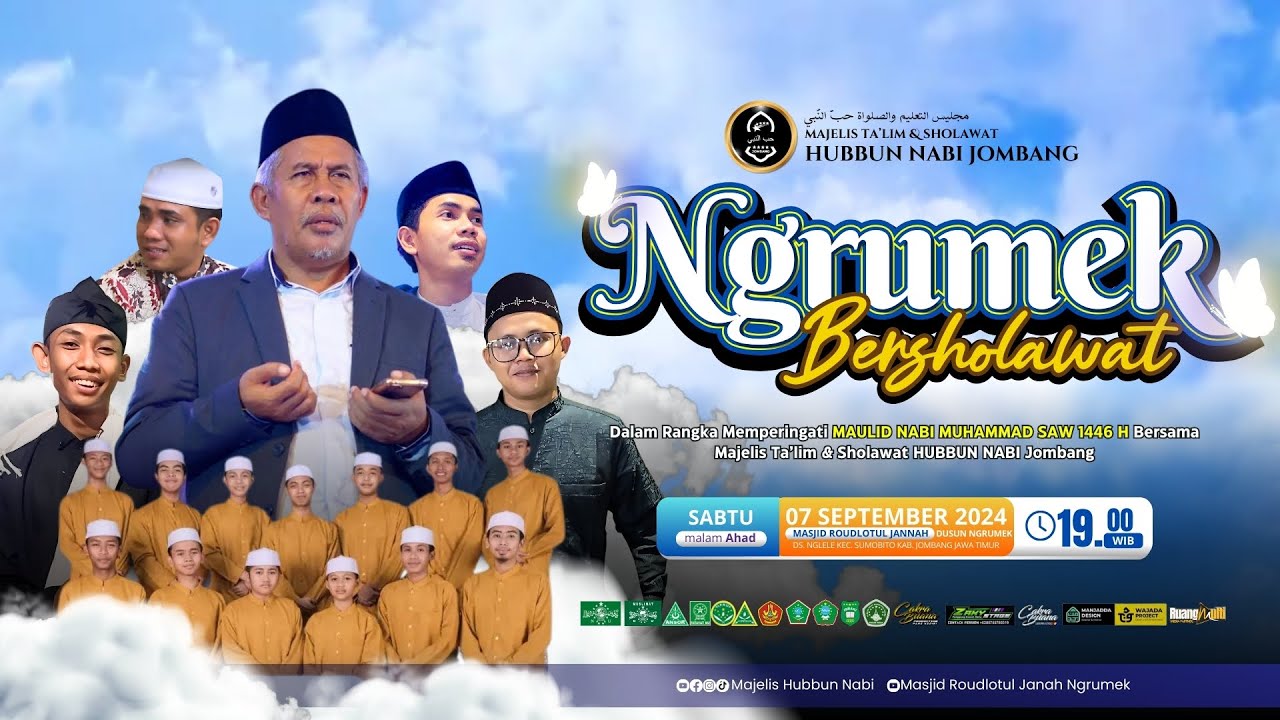 🔴 NGRUMEK BERSHOLAWAT Majelis Hubbun Nabi Jombang 2024