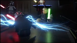 Lego Star Wars Holiday Special Film Palpatine Kylo Ren Vader vs Rey luke Skywalker