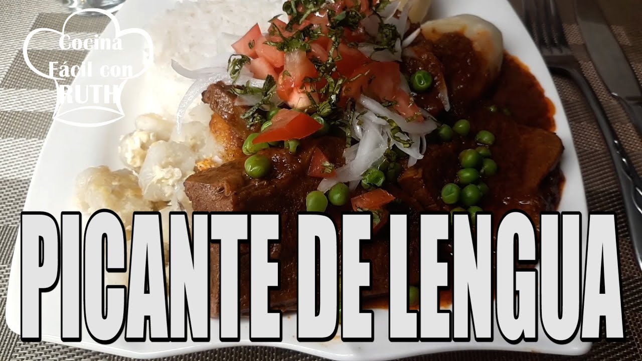 DELICIOSO PICANTE AJÍ DE LENGUA DE RES, FÁCIL DE PREPARAR  8 platos bien servidos (Estilo Boliviano)