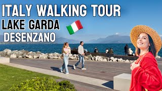 Desenzano del Garda Walking Tour 🇮🇹 | Beautiful Lake Garda Italy 4K HDR | Relaxing Street Walk