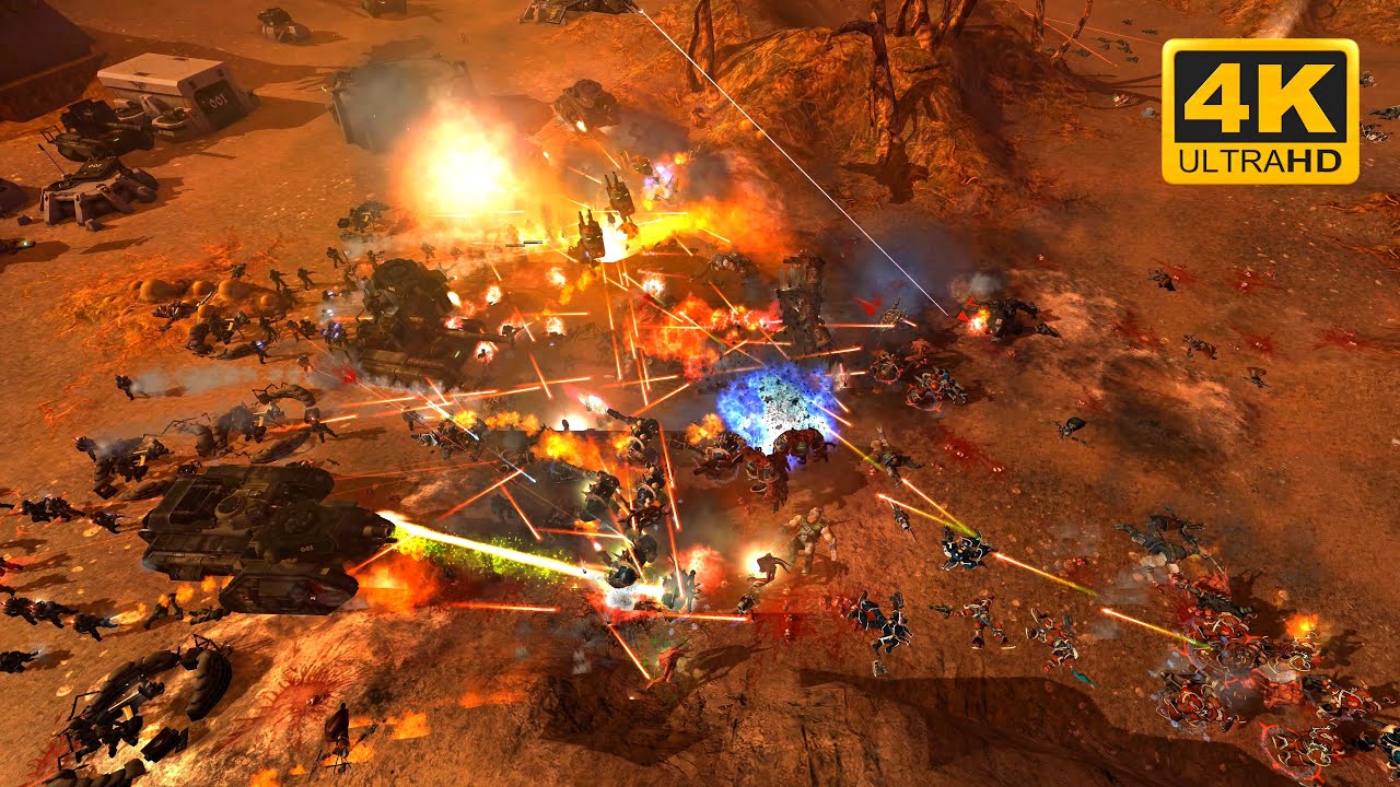 MASSIVE BATTLE! Imperial Guard vs Chaos Space Marines - Warhammer 40K ...