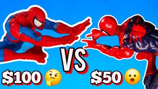 $100 vs $50 Spider-Man..Wrong Choice? SH Figuarts Gamerverse Spider-man MvC #jpfanshaul