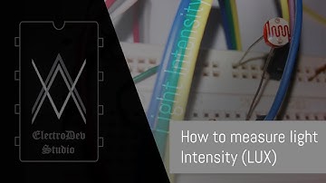How to measure light intensity using arduino and LDR
