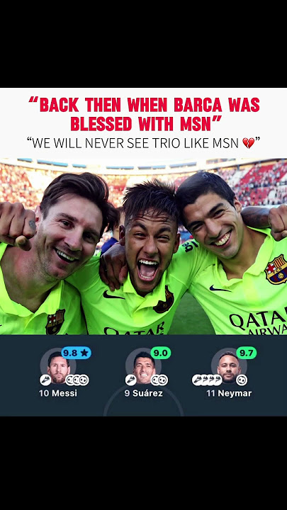 Most complete Trio ever | MSN #messi #suarez #neymar #fcbarcelona #trio #barcafans #trendingnow
