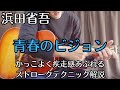 浜田省吾【青春のビジョン】アコギをかっこよく弾く方法/ギターストローク術解説