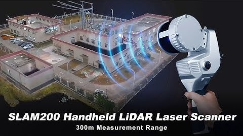 SLAM200 Handheld LiDAR Scanner | 300m Range, 640k Points/sec, Real-Time RTK for Substations