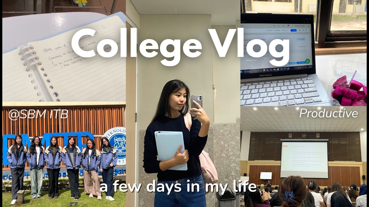 College Vlog : A Few Days In My Life | memulai semester 2 di ITB
