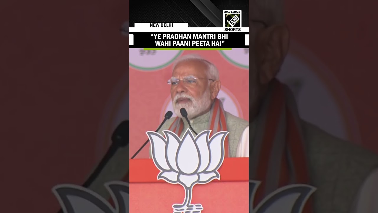 PM Modi lashes out at Kejriwal over “poison in Yamuna water” claim