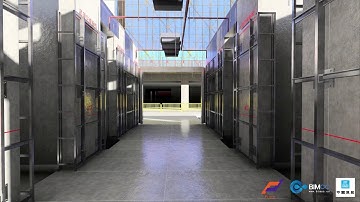 Lift Lobby Construction Sequence Simulation