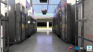 Lift Lobby Construction Sequence Simulation
