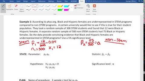 10.1 Significance Test Video - Part 1