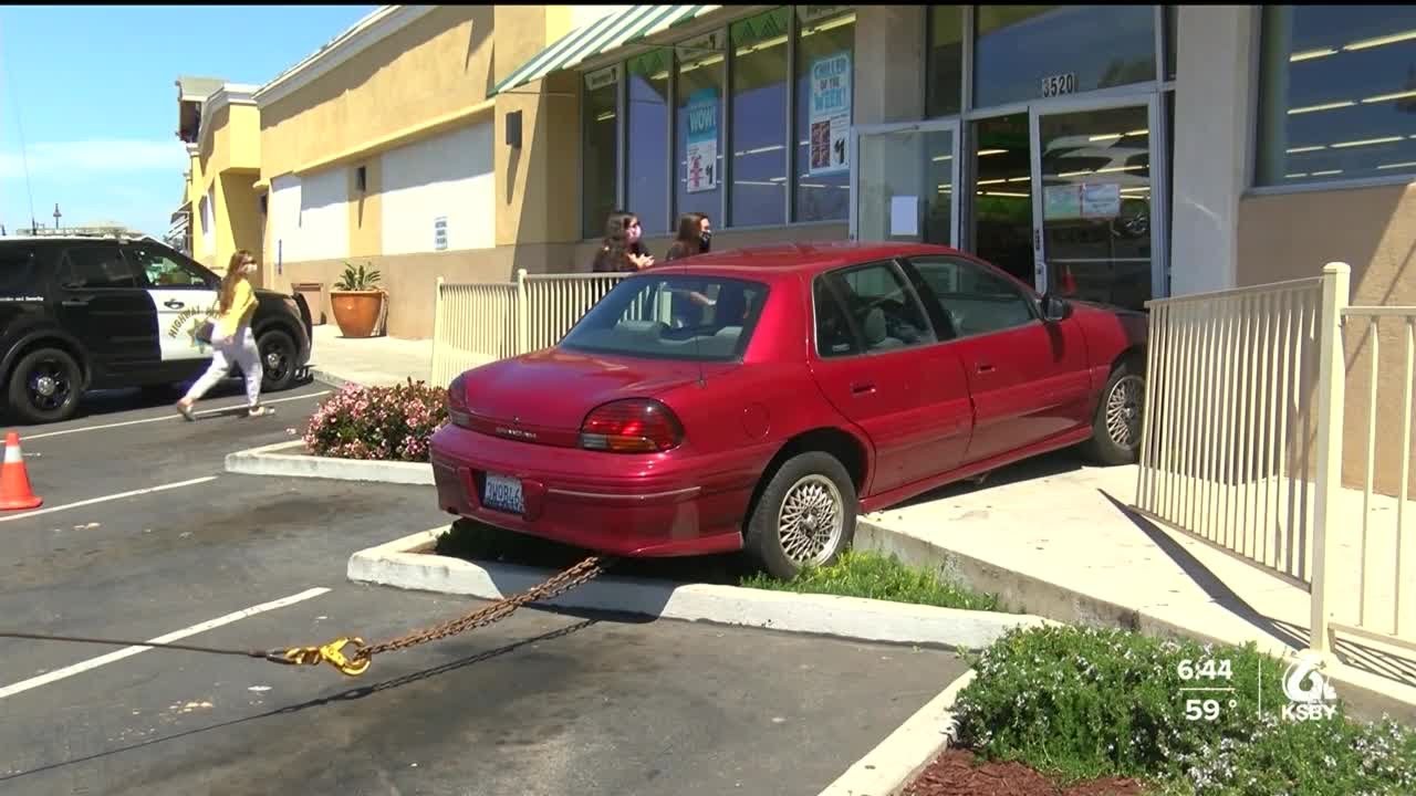 Car crashes into Santa Maria Dollar Tree store