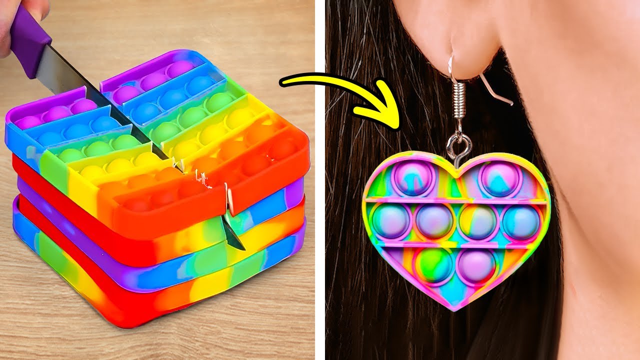COLORFUL DIY JEWELRY || Wonderful Mini Crafts Out Of Polymer Clay, Glue Gun, Resin And 3D-Pen