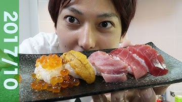 夜ご飯にお寿司を握ってみた。【飯テロ】