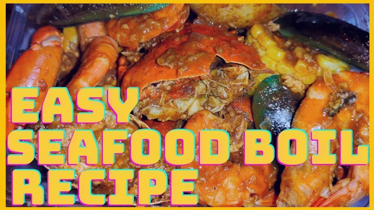 Pinoy seafood boil Mukbang seafood Boil Easy seafood boil Recipe