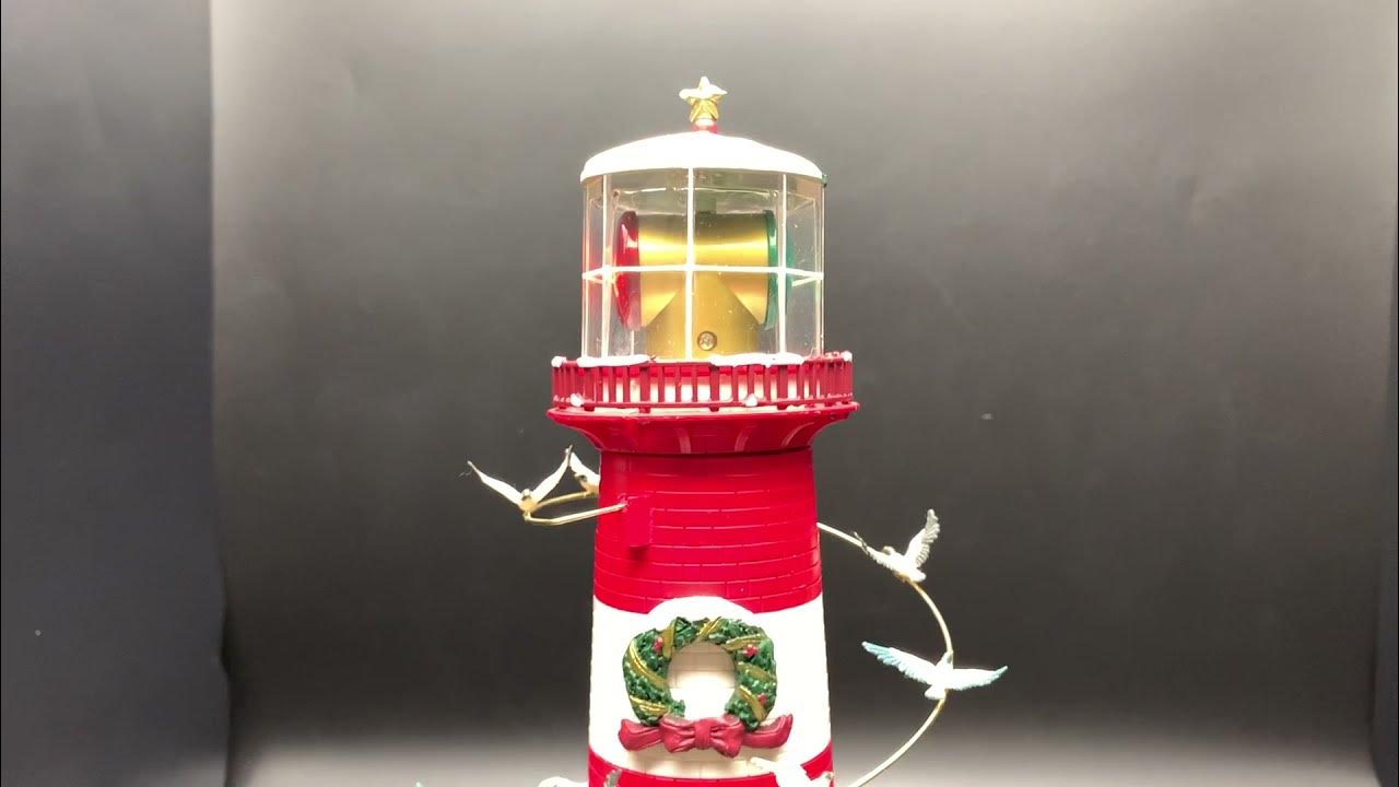Mr Christmas Lighthouse 1 YouTube