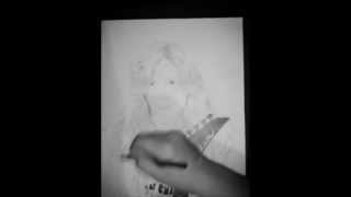 Dibujando A Dave Mustaine-Drawing Dave Mustaine